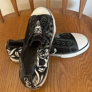 NEW!!! Vintage Ed Hardy Tiger/Skull slip ons. Embellished. Size 7